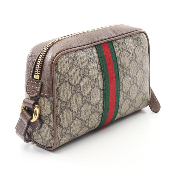 Gucci Ophidia GG Supreme Shoulder Bag Beige Brown Multicolor - Picture 2 of 6